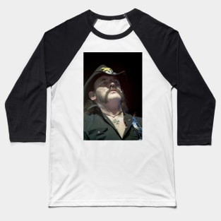 Lemmy Kilmister Photograph Baseball T-Shirt